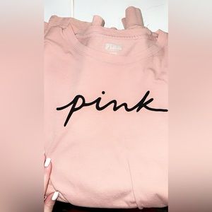 victoria’s secret pink long sleeve - large